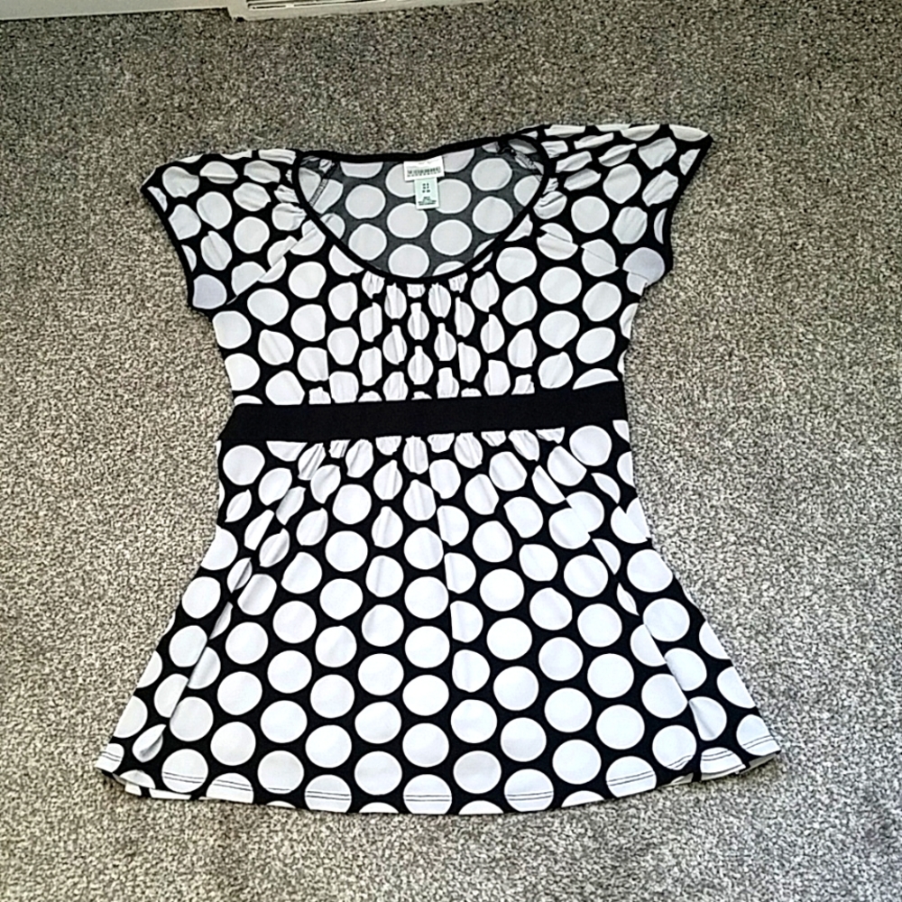 HP! Polka Dot Maternity Blouse
